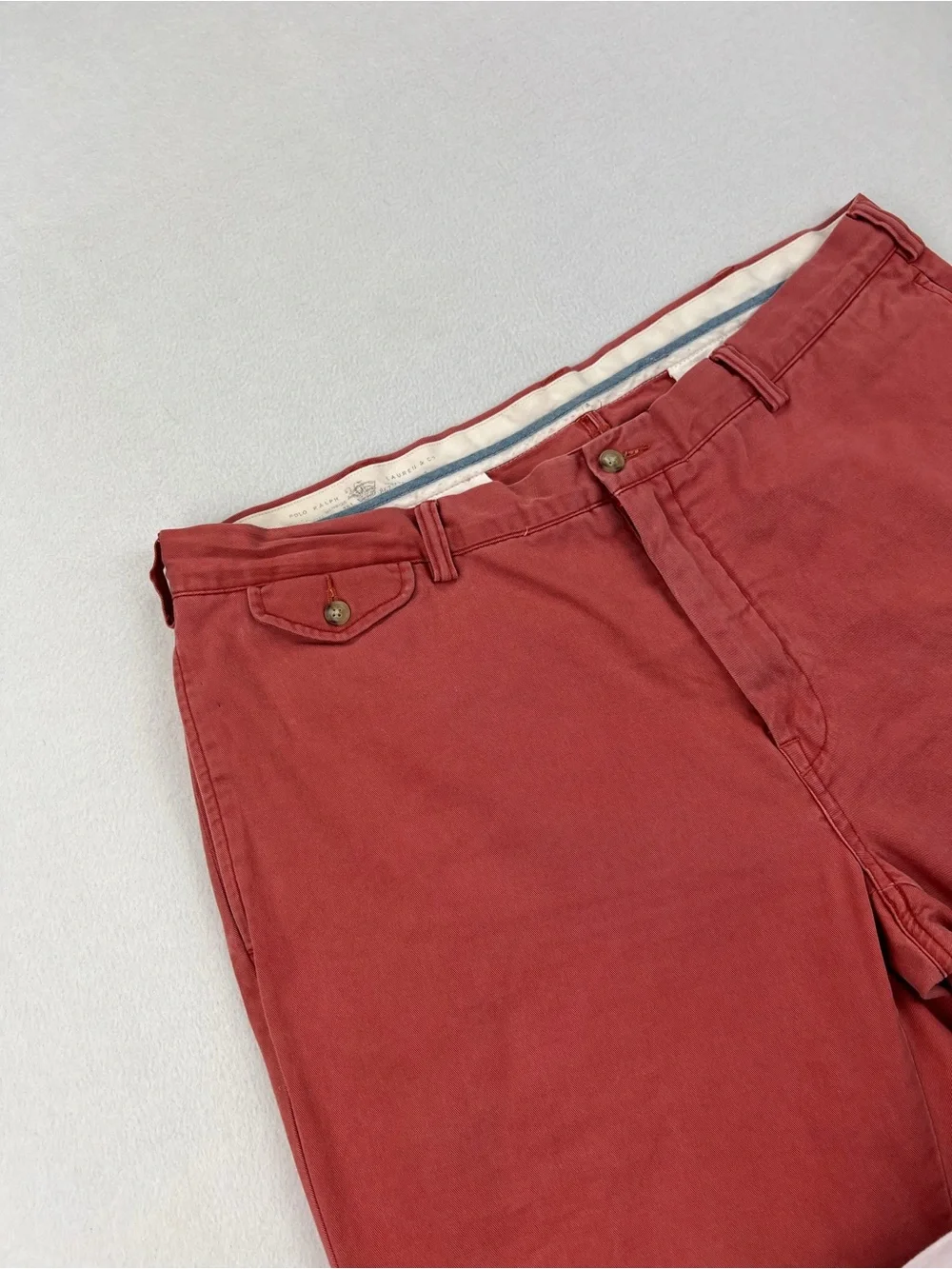 Polo Ralph Lauren Men Stretch Straight Fit Twill Chino Pants Nantucket Red 40x30